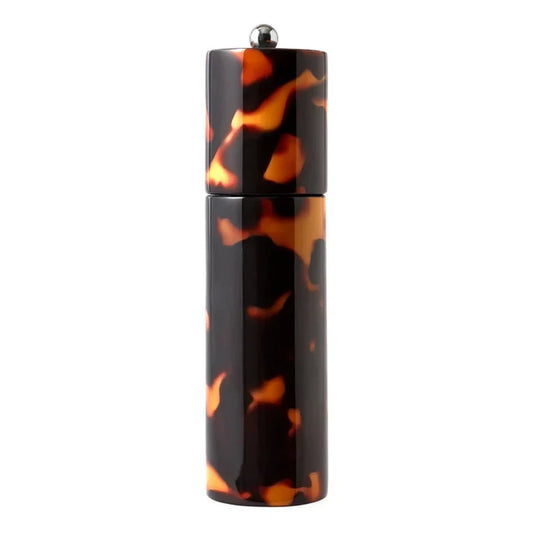 Faux Tortoiseshell Round Column Salt Or Pepper Mill