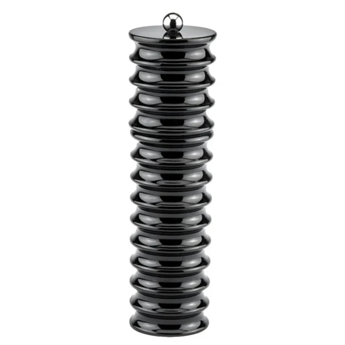 Salt Pepper Mill, Twister Black, 24cm.