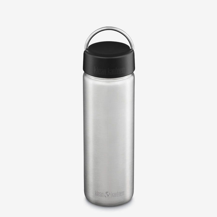 Klean Kanteen Brushed 27oz Wide Water Bottle with Loop Cap