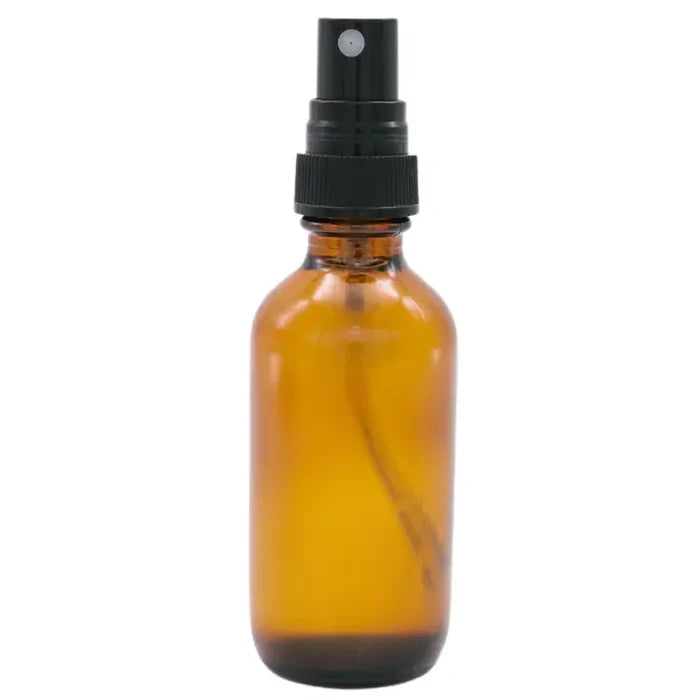 2oz Glass Amber Room Spray (Unlabeled or Custom Label)