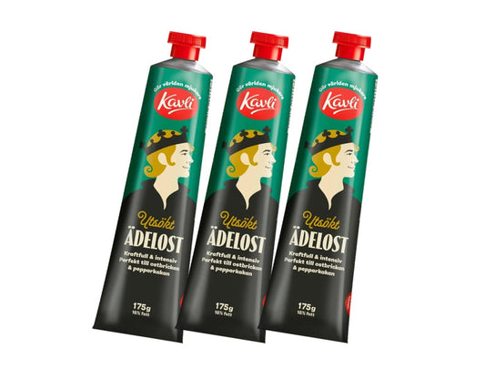 3 x Kavli Ädelost 175g (6.17 oz) – Authentic Swedish Creamy Blue Cheese Spread