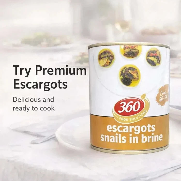 360 Food Solutions Escargot (Snails in Brine) - 800g Facebook Ad