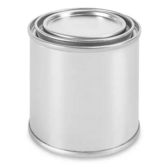 4 oz Silver Paint Can - Soy Candle - Sample