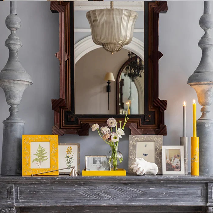 Chinoiserie Grey Photo Frame | Stylish Gift for Home