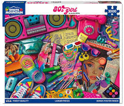 80's Girl Puzzle 1000 Pce