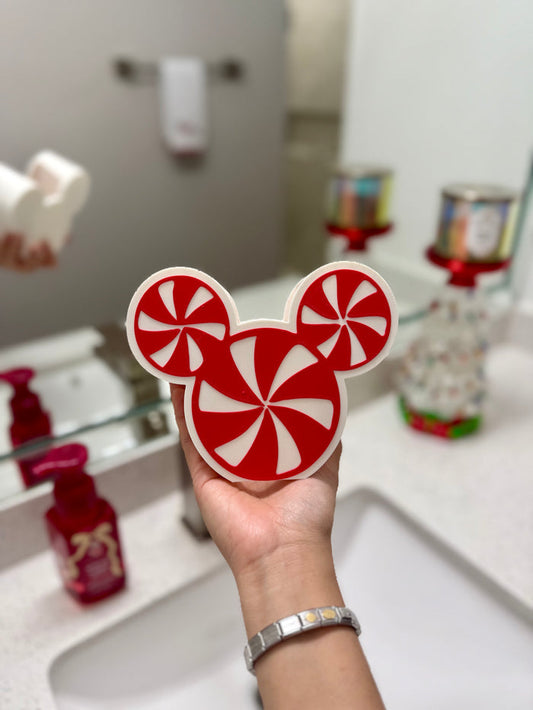 Inspired Mouse Candy cane Soap Holder | Bath and Body works