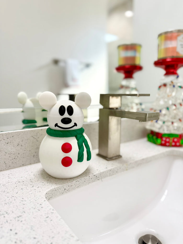 Snowman Soap Holder | Bath and Body works | Restroom decor