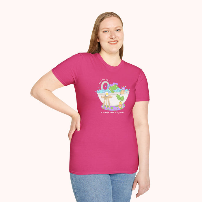 A Bubble Bath & a Podcast T-Shirt