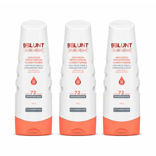 Advanced Smoothening Conditioner with Keratin & Hyaluronic Acid - 250 g(Pack of 3)