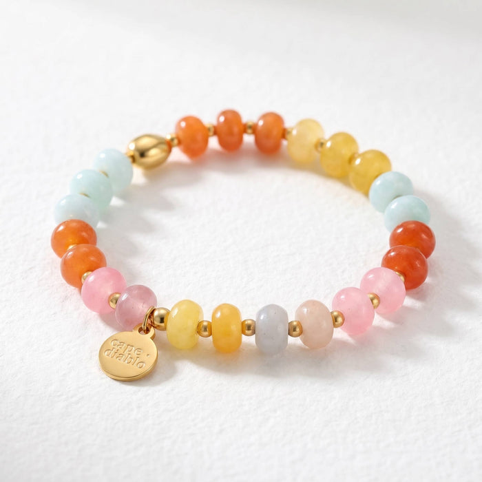 Amber Jade Bloom Bracelet - Olita Gifts & Goods