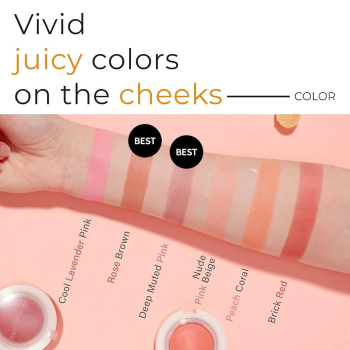 APIEU Juicy-Pang Jelly Blusher RD01 Soft Touch Blush