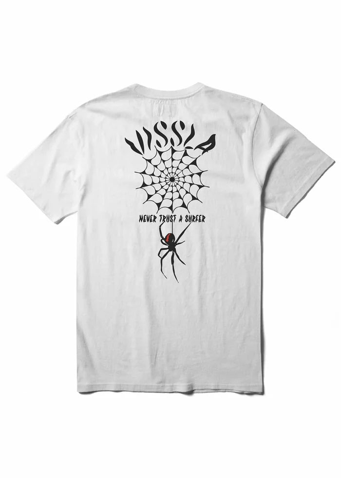Vissla Arachnid graphic t-shirt back print view