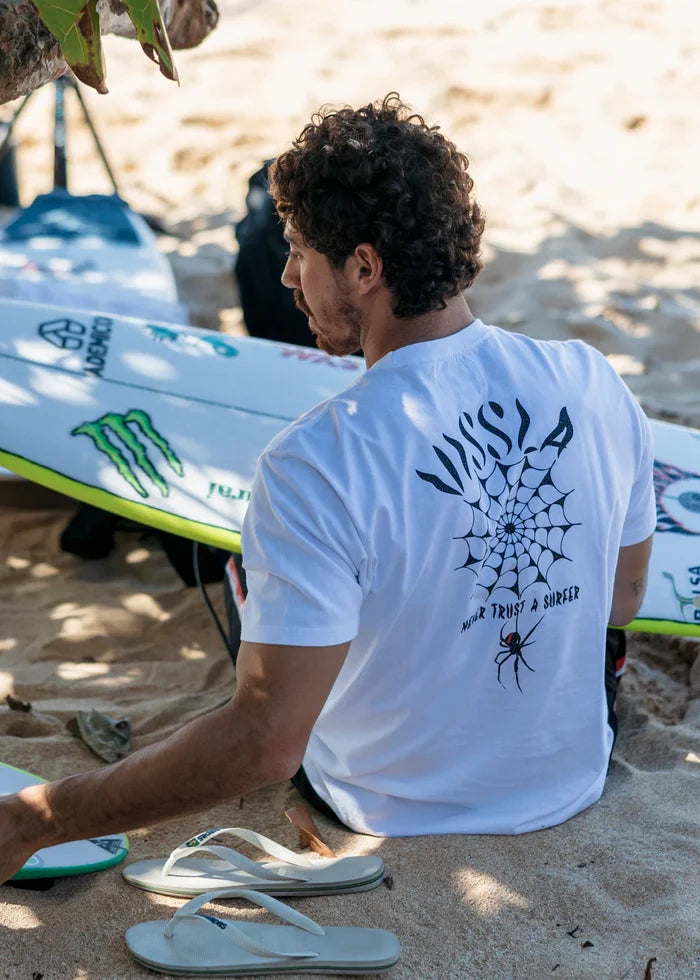 Vissla Arachnid artwork detail close-up