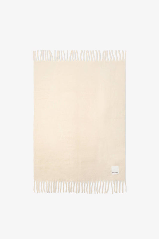 Arctic Fox & Co. - North America - The Reykjavik Throw - 100% Recycled - Pebble Beige