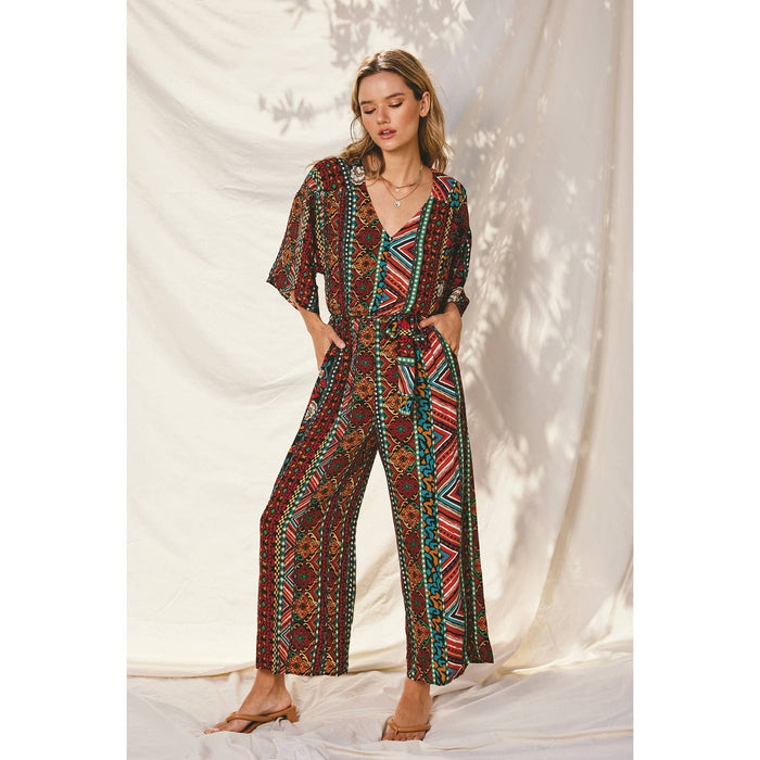 Arete Button Down Kimono Jumpsuit