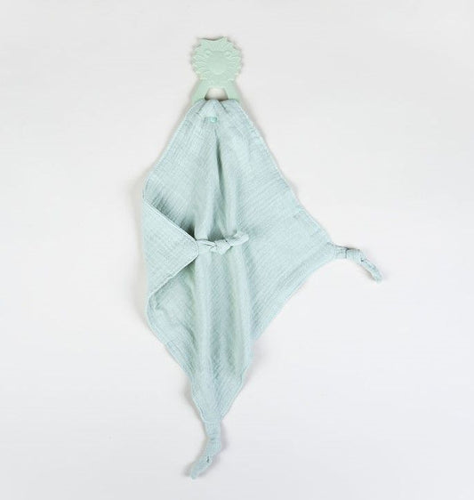 Ari Lion Comforter - Muslin Comforter with Silicone Teether