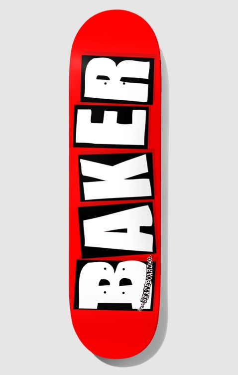 BAKER DECK BRAND LOGO BLACK/WHITE 8.25"