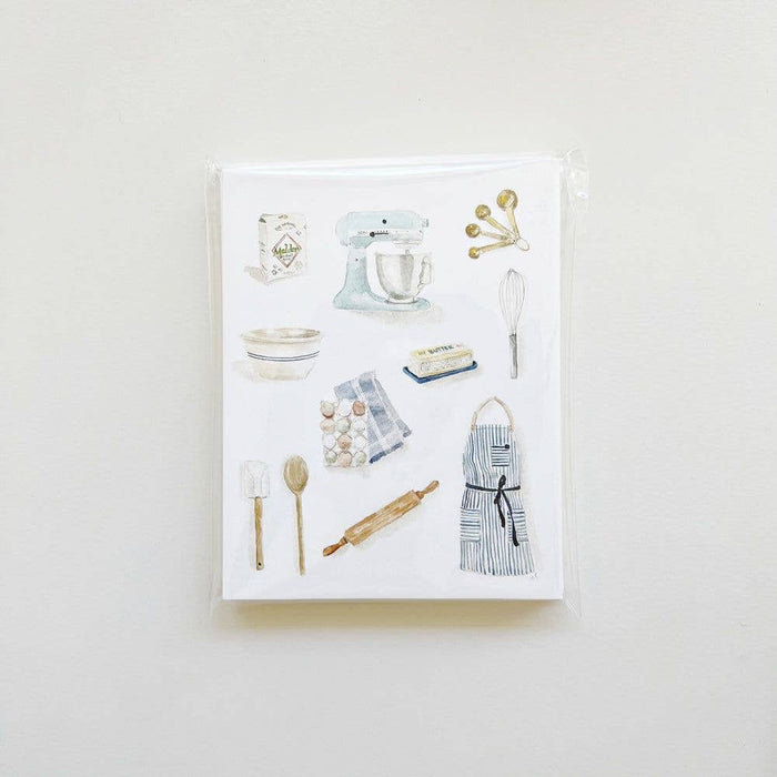 Baking notecards