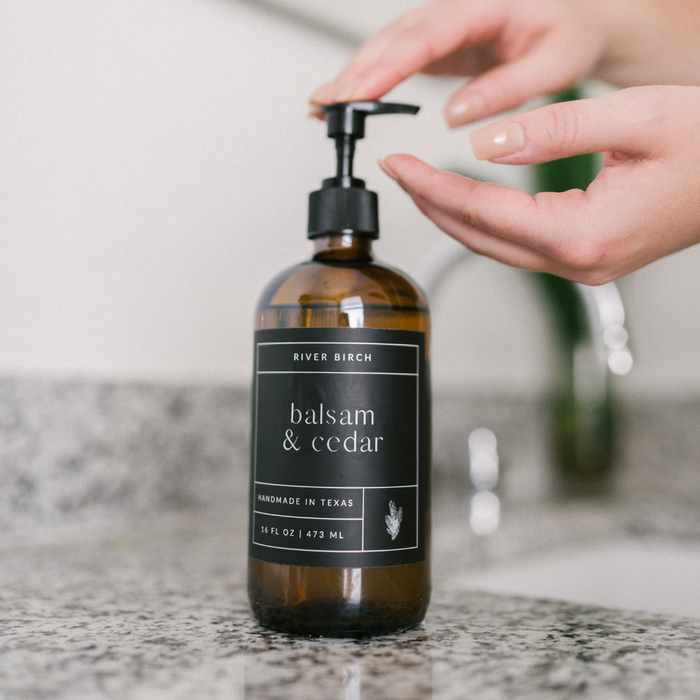 Balsam + Cedar - 32oz Refill - Handmade - Hand Wash
