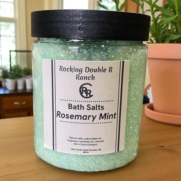 Bath Salts --Rosemary Mint