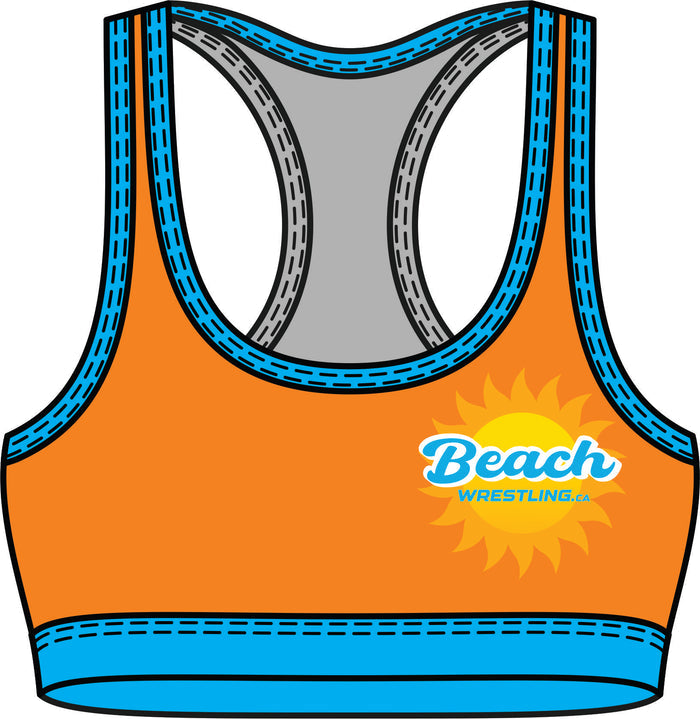 Beach Wrestling Womens Sports Bras and Shorts SUNNY