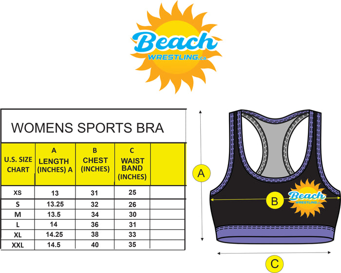 Beach Wrestling Womens Sports Bras and Shorts SUNNY