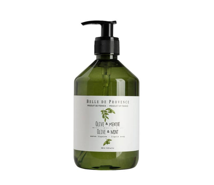 Belle De Provence Olive & Mint Liquid Soap