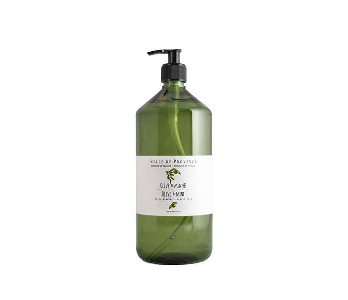 Belle De Provence Olive & Mint Liquid Soap