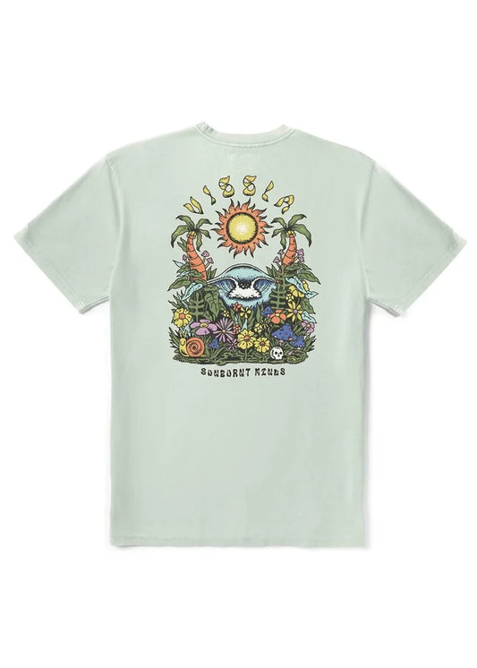 Vissla Big Breakers graphic t-shirt back print view