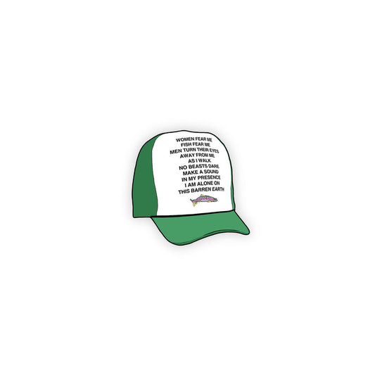 Big Fish Hat Sticker