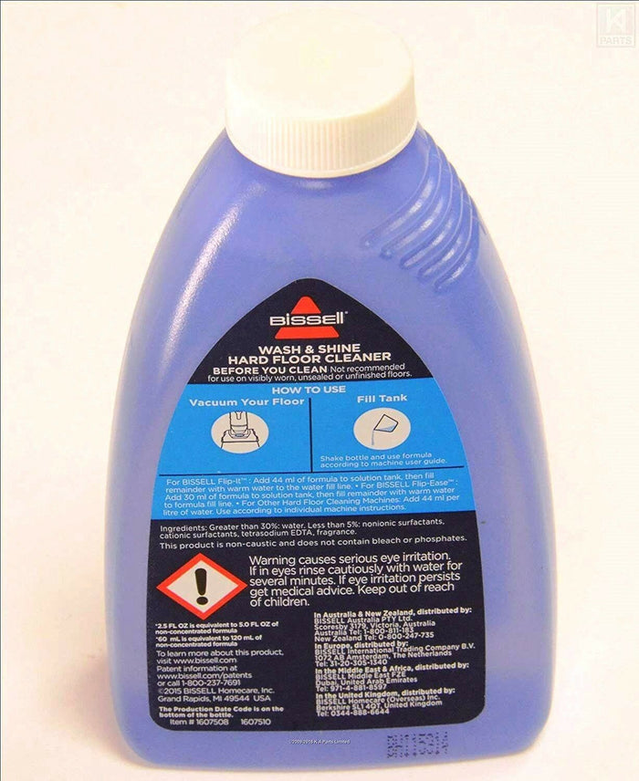 Bissell Hard Floor Cleaner for linoleum, vinyl, tile, 8 oz Part 1607509, 1067508