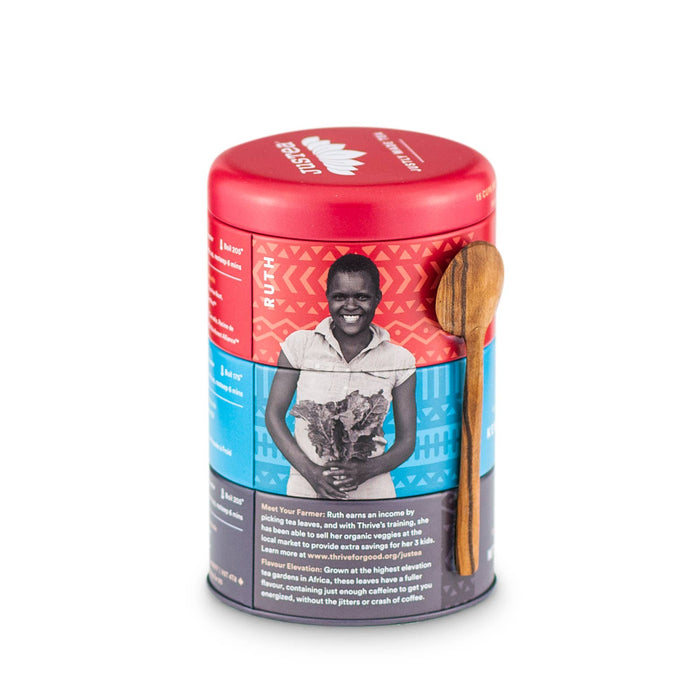 Black Tea Trio Tin & Spoon Organic Fair Trade Tea Gift