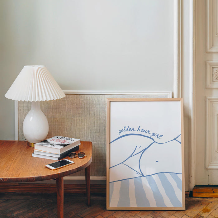 Blue Coastal Gallery Wall Set, Beach House Wall Art, Hamptons Style Decor, Meet Me At The Beach Print Set, Trendy Coastal Bundle Print Set
