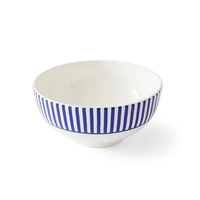 Blue Italian STECCATO RIMLESS BOWL 6.5" by Spode
