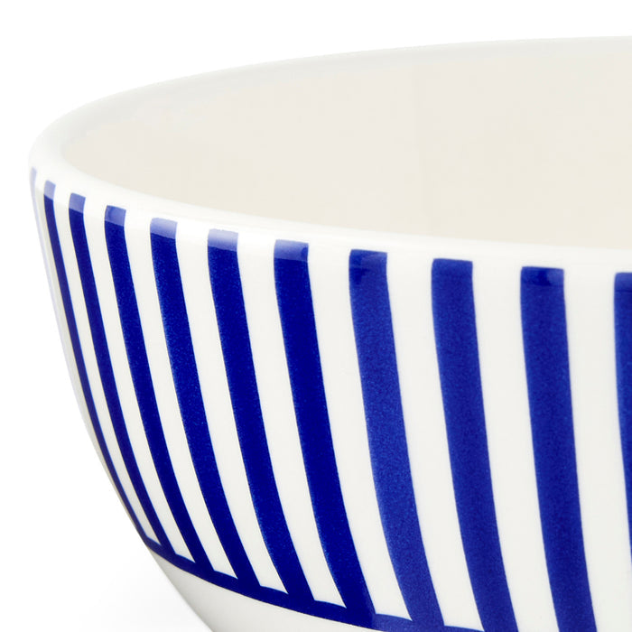 Blue Italian STECCATO RIMLESS BOWL 6.5" by Spode