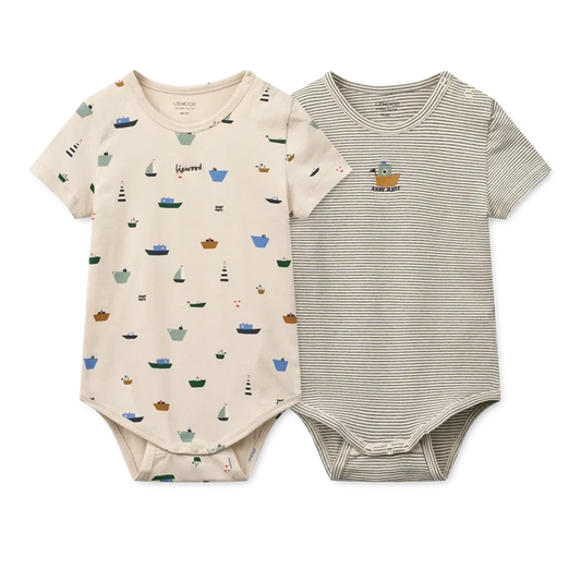 Liewood - Bodysuit - Yanni - Sailing/Classic Navy Stripe Mix
