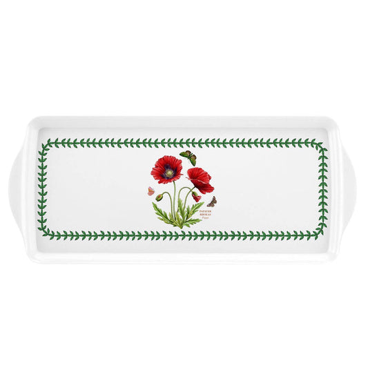 Botanic Garden Poppy Melamine Sandwich Tray: Melamine / BG Poppy