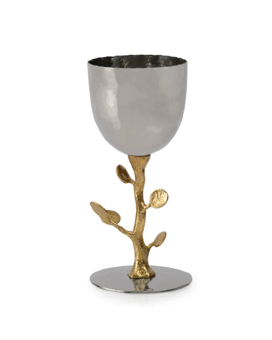 Botanical Leaf Gold Celebration Cup
