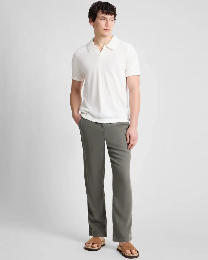 Boucle Knit Johnny Polo