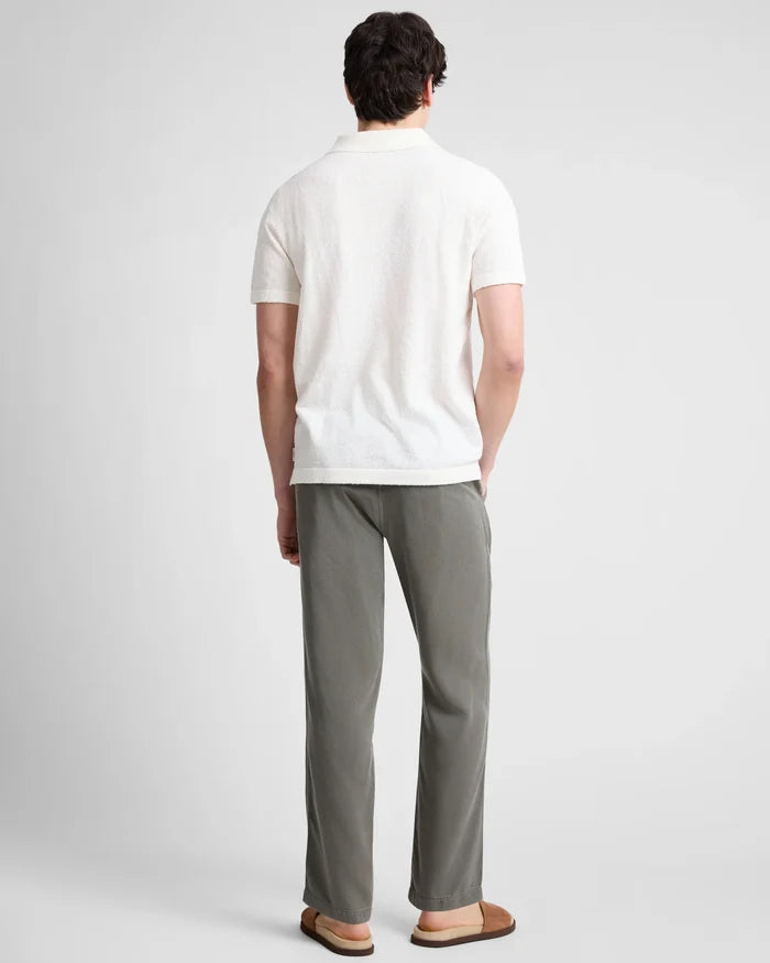 Boucle Knit Johnny Polo