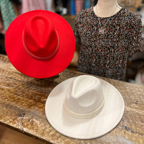 Braided Band Western Hat