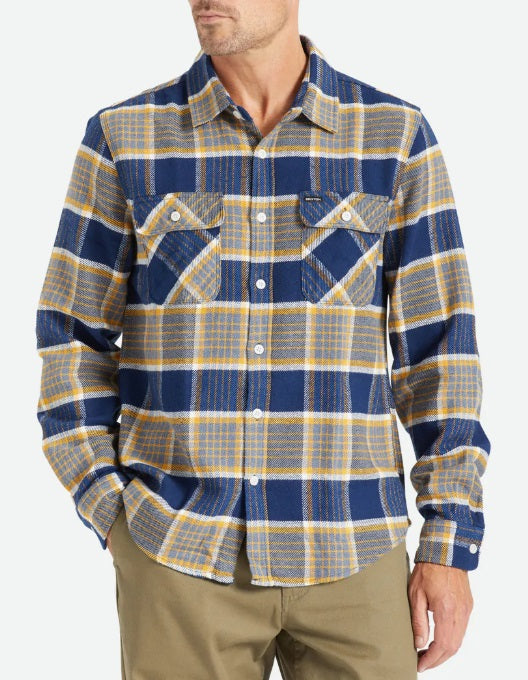 BRIXTON BOWERY LONG SLEEVE FLANNEL