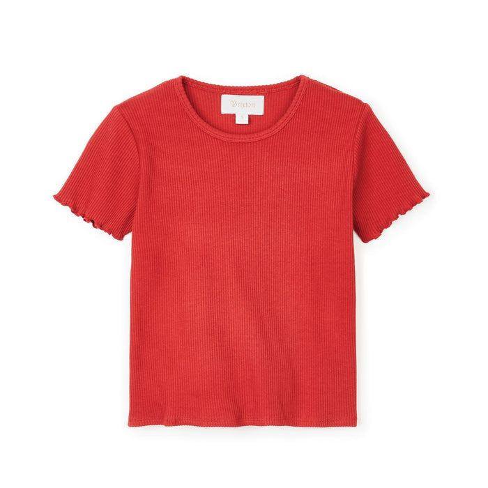 BRIXTON JENNIFER SHORT SLEEVE BABY TEE WOMENS SHIRT