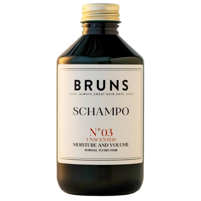 BRUNS Products Nr03 Unscented Shampoo Hajusteeton Shampoo 300ml