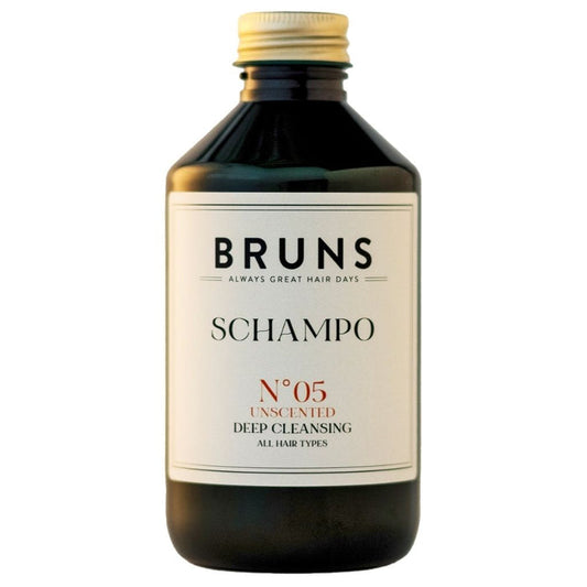 BRUNS Products Nr05 Unscented Detox Shampoo Hajusteeton Tuuheuttava Shampoo 300ml