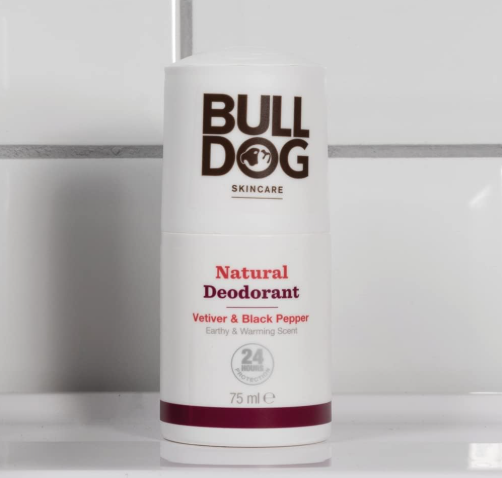 Bulldog Black Pepper & Vetiver Deodorant 75ml