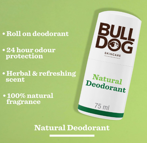 Bulldog Natural Deodorant Original 75ml