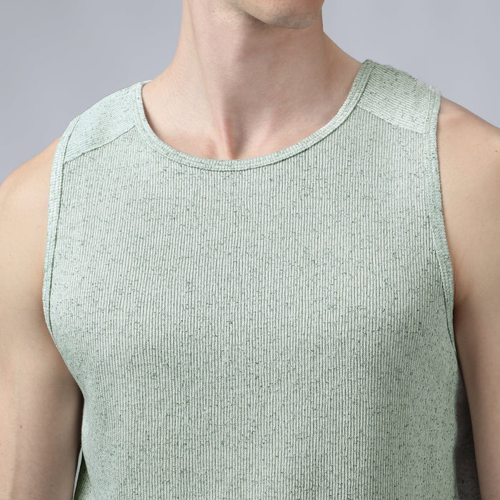 Cactus Pointillist Muscle Tee - Parke & Ronen