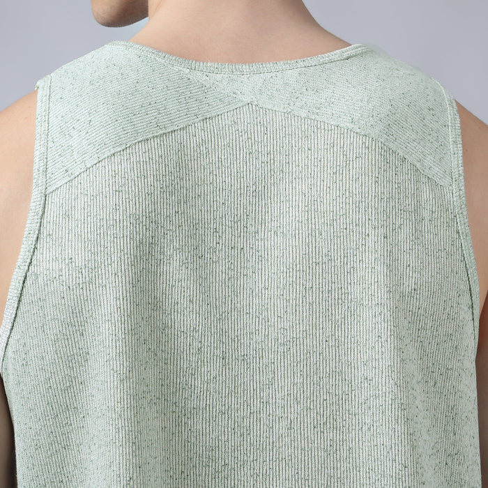 Cactus Pointillist Muscle Tee - Parke & Ronen