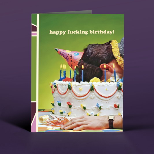CAKEFACE! birthday card